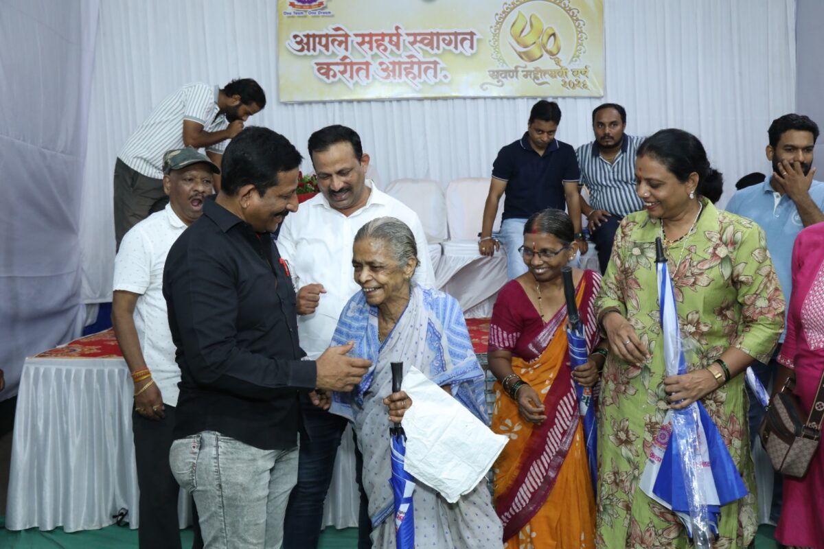 Umbrella Distribution for Senior Citizens ☔